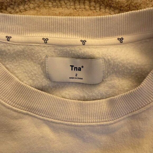 White Tna Crewneck Sweatshirt - Picture 4 of 6